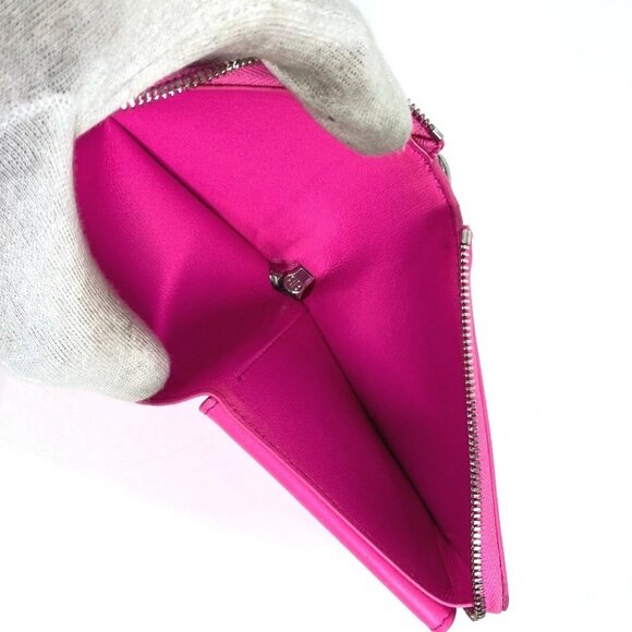 BALENCIAGA 659224 Compact wallet With logo strap Zip Around Folded wallet - Picture 11 of 13